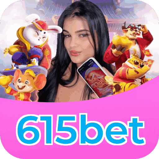 Interface do aplicativo 615bet mostrando jogos disponíveis no iOS e Android